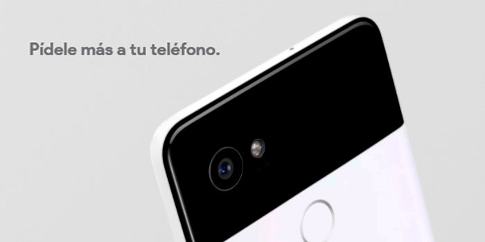 Google Pixel 2 gesto para la camara