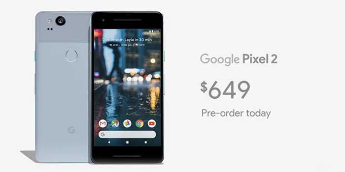 Google Pixel 2 offiziell