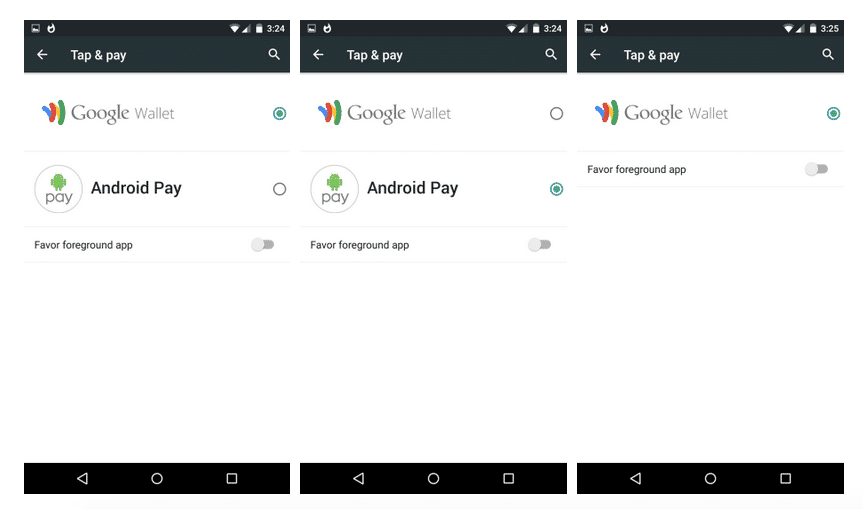 Google Play Services 8.1 ist mit Android Pay ausgestattet, kann jedoch nicht verwendet werden