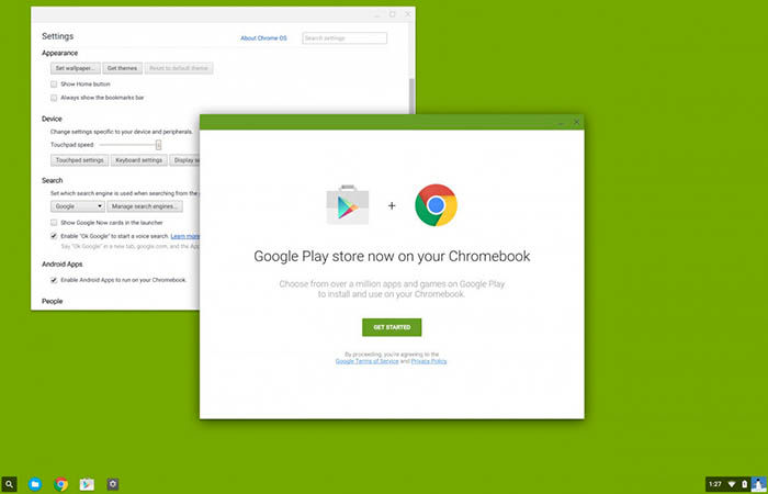 Google Play in Chrome OS