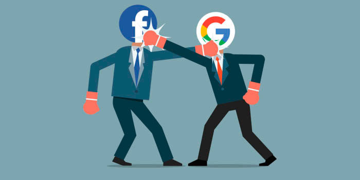 Google guarda mas informacion que Facebook