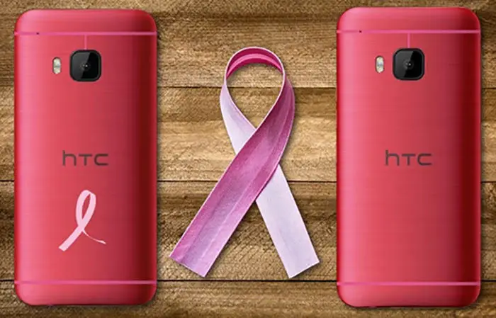 HTC One M9 pink