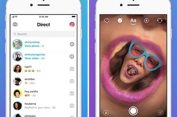 Instagram direkt separate Anwendung