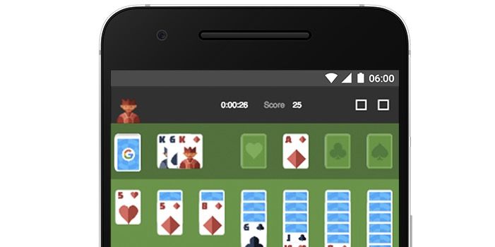 Jugar al Solitario o al 3 en raya en Google