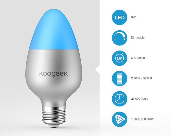 Koogeek LED-Lampe Apple HomeKit