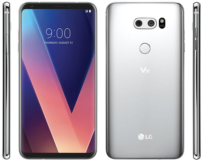 LG V30 Vorderseite Vorderseite Design