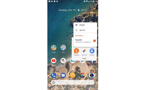 Launcher Android P-Schnittstelle c