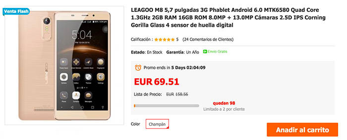 Leagoo M8 Angebot