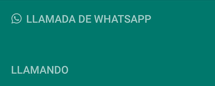 Llamada de WhatsApp