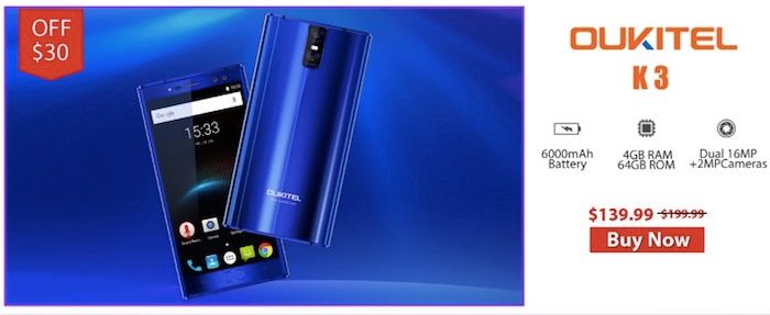 Die besten OUKITEL Telefone zum besten Preis auf Aliexpress bei 11 von 11