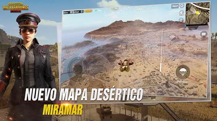 Wüstenkarte PUBG Mobile