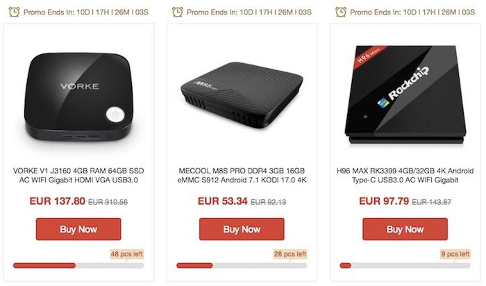 Beste TV-Box bei GeekBuying