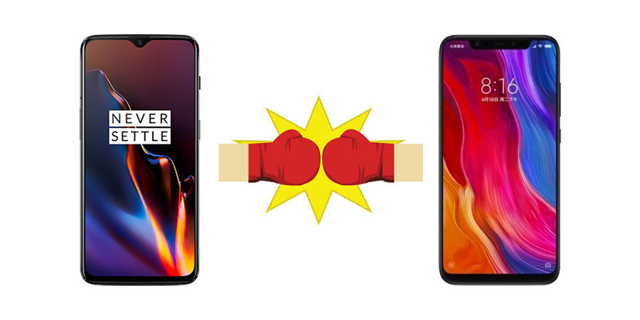 Mi 8 vs OnePlus 6T