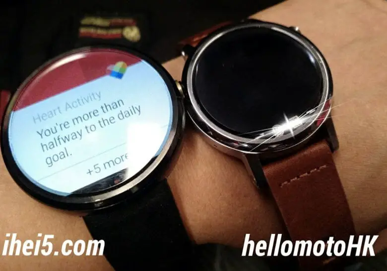 Moto 360 gegen Moto 360 2nd Gen in Fotos