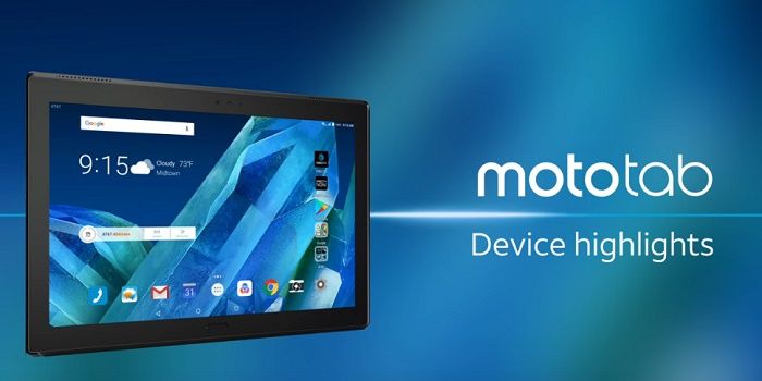 Moto Tab tablet