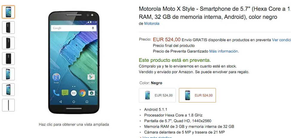 Moto X Style im Vorverkauf bei Amazon