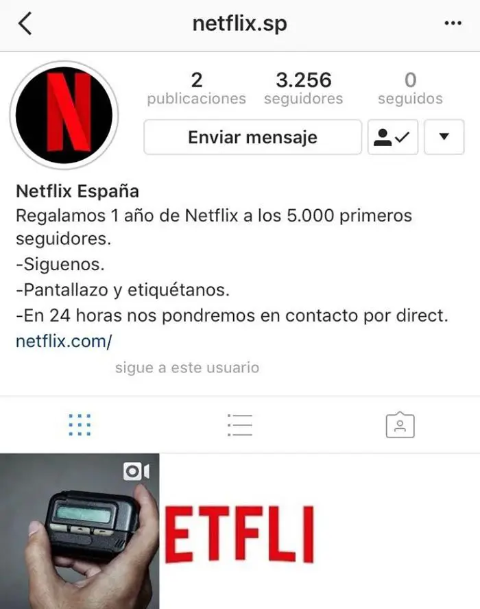 Netflix verschenkt Instagram-Konten