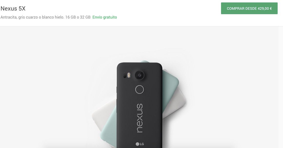 Nexus 5X für 429 Euro im Google Store