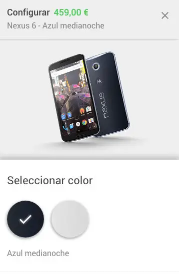 Nexus 6 senkt den Preis im Google Store