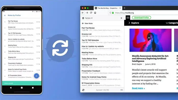 Hinweise von Firefox für Android