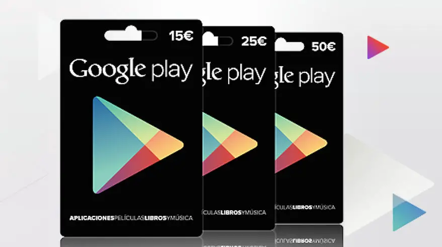 Neue Google Play-Geschenkkarte mit dem von Ihnen gewählten Betrag