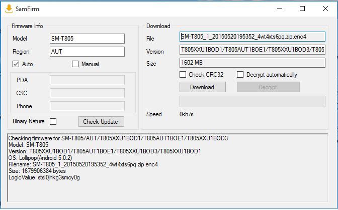 Holen Sie sich die neueste offizielle Firmware für ein Samsung