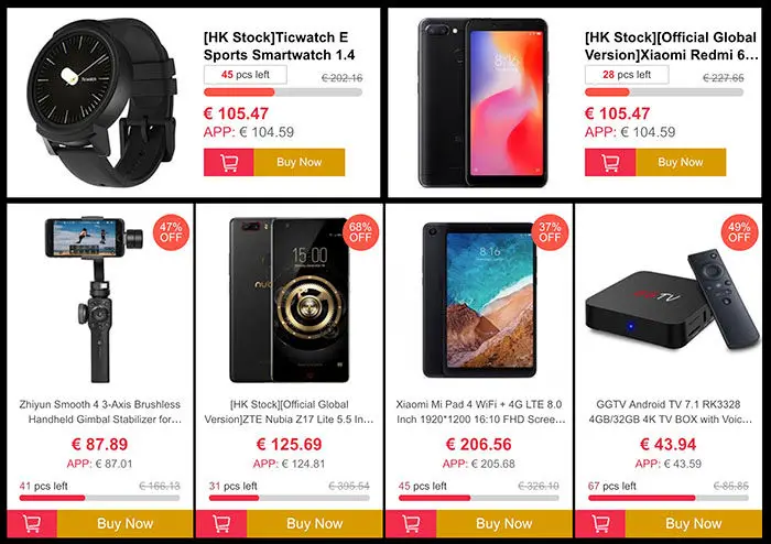 Bietet Geekbuying BF 2018