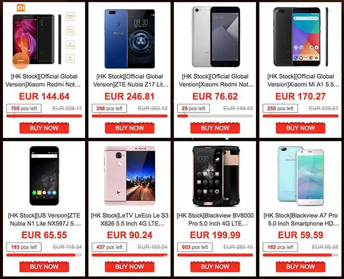 Mobile Weihnachtsangebote 2017 Geekbuying