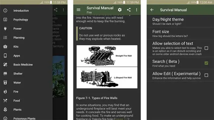 Offline Survival Manual für Android