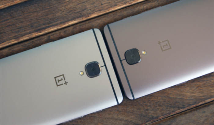 OnePlus 3 und 3T hinten