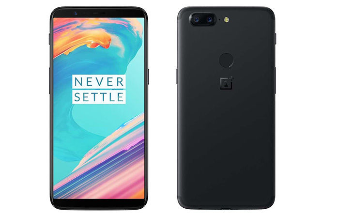 OnePlus 5T hinten vorne