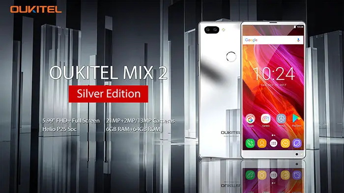 Oukitel MIX 2 silber