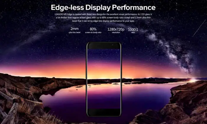 Bildschirm Leagoo M5 Edge