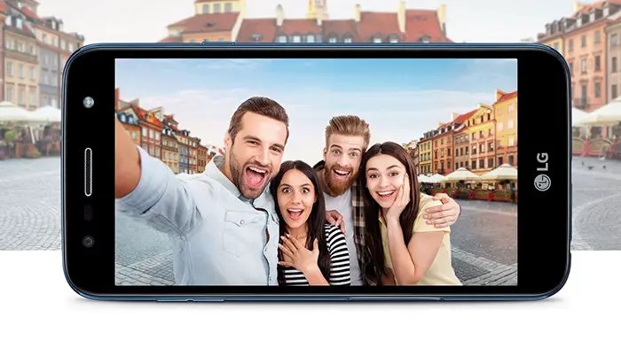 Bildschirm und Kamera des LG X5 2018