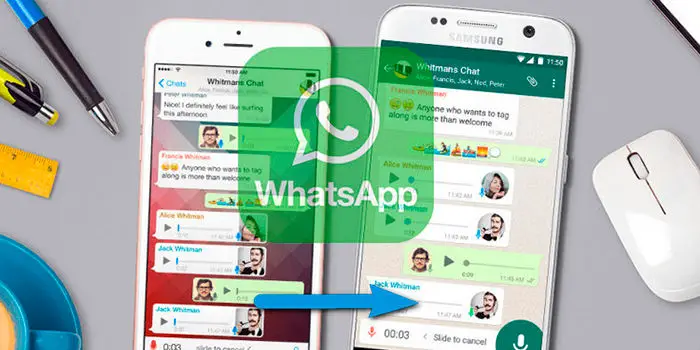 Übergeben Sie WhatsApp-iOS-Konversationen an Android Pasar conversaciones WhatsApp iOS a Android
