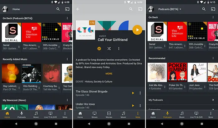 Plex für Android