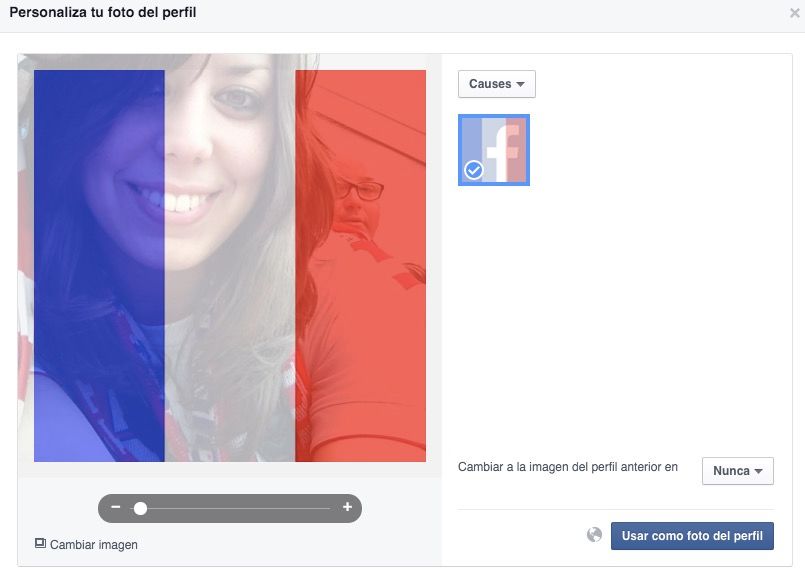 Flagge Facebook Profilbild