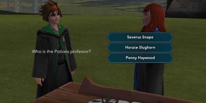 Fragen in Harry Potter Hogwarts Center