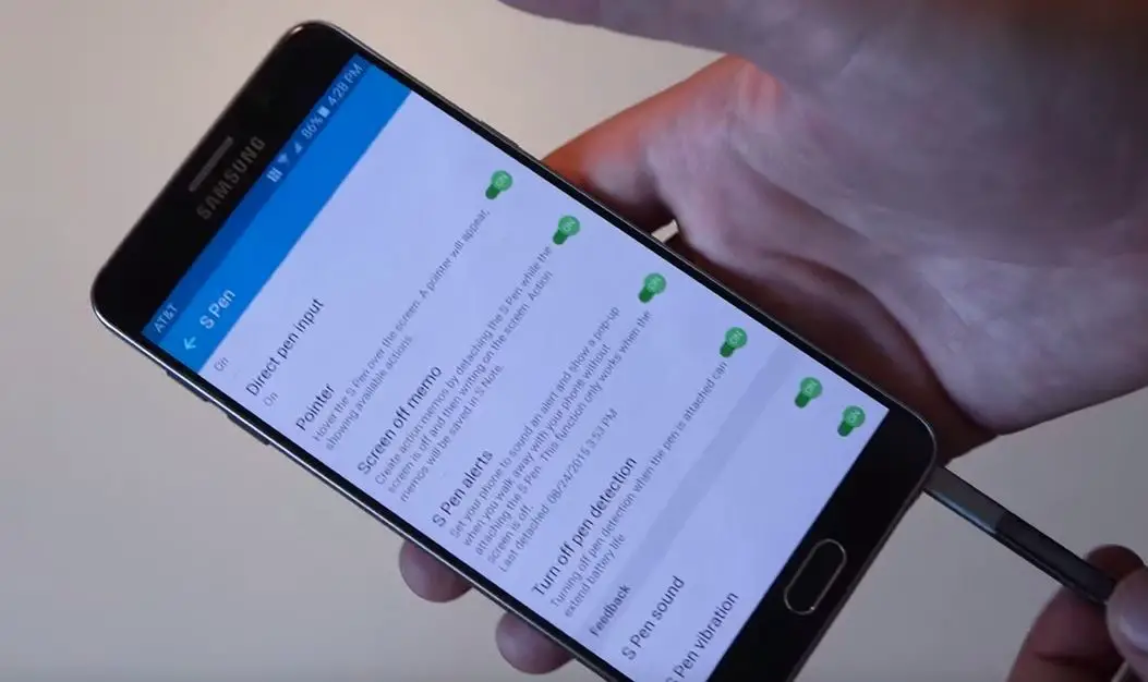 Problema al detectar S-Pen en Note 5