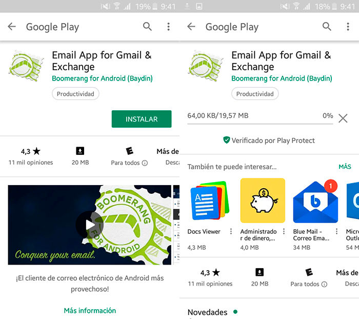 Planen Sie die E-Mail in Google Mail Android Schritt 1