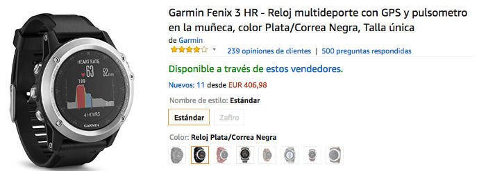 Garmin Fenix ??3HR Multisportuhr mit Pulsuhr