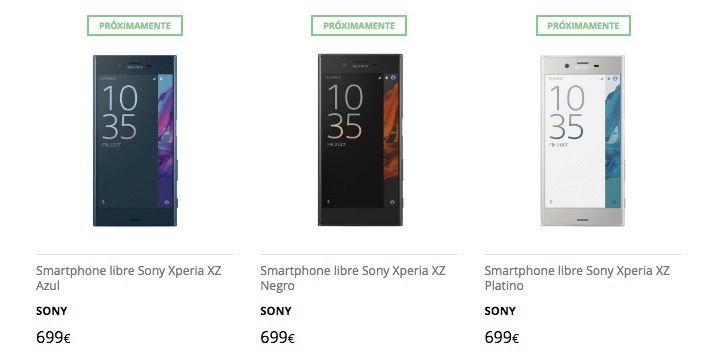 Die Buchung des Xperia XZ hat einen Preis