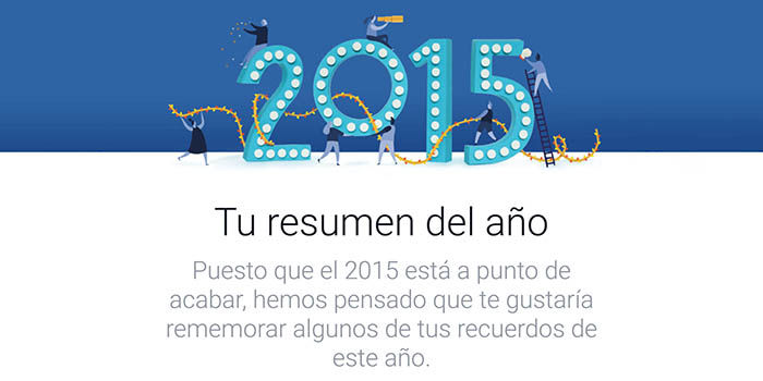 Resumen an?o 2015 Facebook