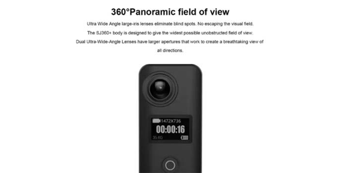 SJCAM SJ360-Funktionen