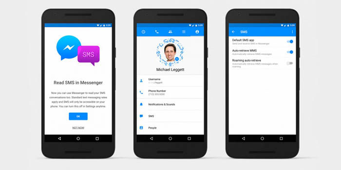 SMS Messenger Facebook