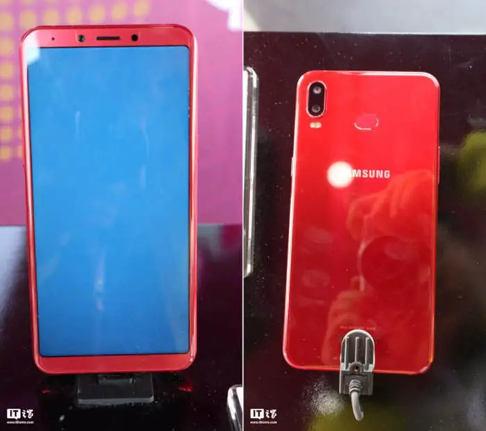 Samsung Galaxy A6s königliches Rot