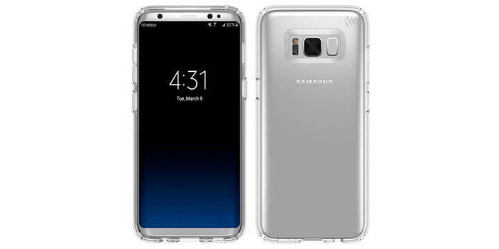 Samsung Galaxy S8 mit Hülle