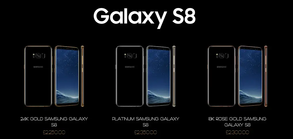 Samsung Galaxy S8 oro platino