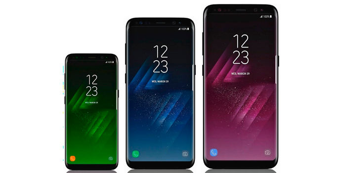 Samsung Galaxy S8 drei Varianten