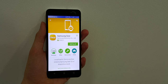 Samsung Gear S2 aplicación